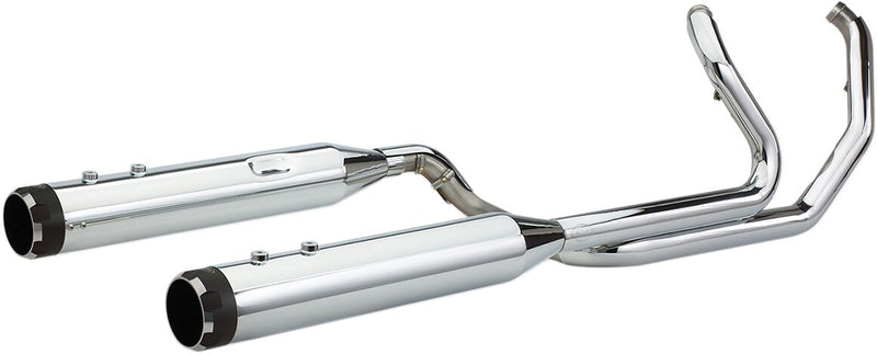 S&S Cycle Chrome w/Black Thruster Endcaps 2 Into 2 El Dorado Exhaust System for 2009-2016 Harley-Davidson Touring Models