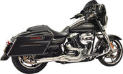 Bassani Chrome Mega 2:1 Exhaust for 1995-1998 Harley-Davidson Touring Motorcycles
