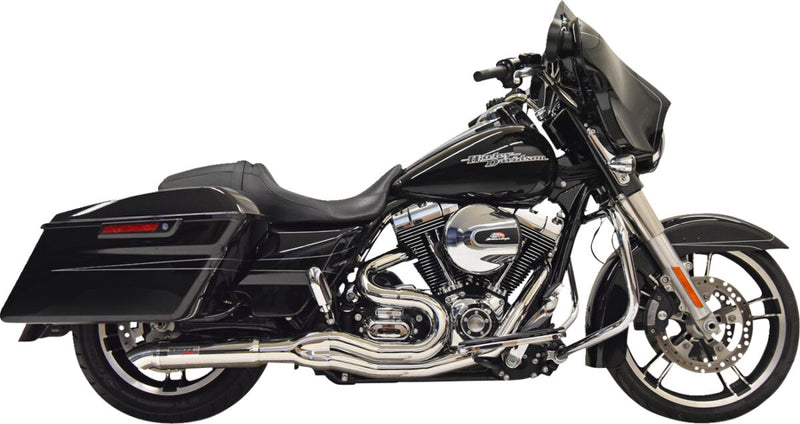 Bassani Chrome Hotrod 2:1 Exhaust System for 1995-2006 Harley-Davidson Electra Glide and 1995-2006 Harley-Davidson Road King Motorcycles
