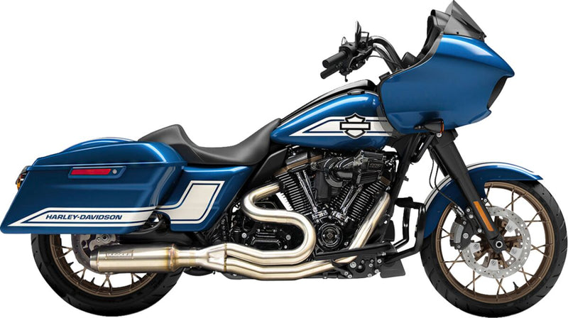 Bassani Mid-Length 2:1 Exhaust System for 2017-2025 Harley-Davidson Touring Motorcycles