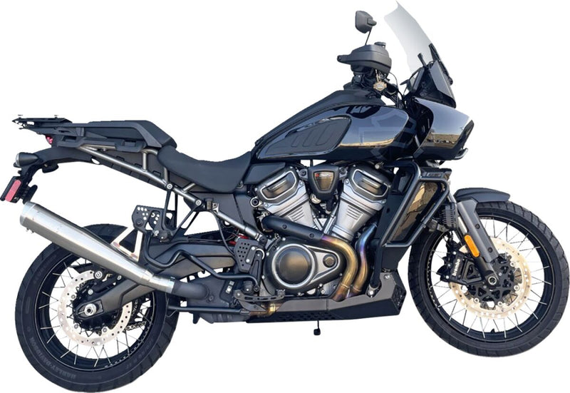 Bassani Stainless Steel Slip On Muffler for 2021-2026 Harley-Davidson Adventure Touring Motorcycles