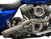 Trask Stainless Steel 2-into-1 Big Sexy Exhaust for 2007-2016 Harley-Davidson Touring Models