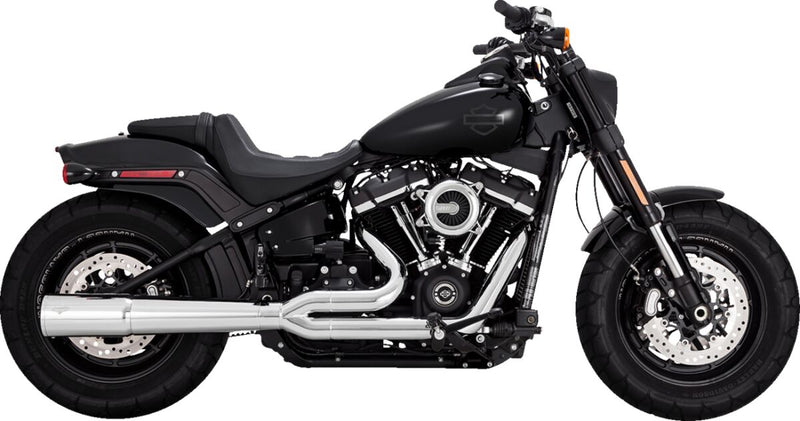 Vance & Hines Pro Pipe 2 Into 1 Exhaust Kit With PCX Technology In Chrome For Harley-Davidson 2018-2024 Softail Models