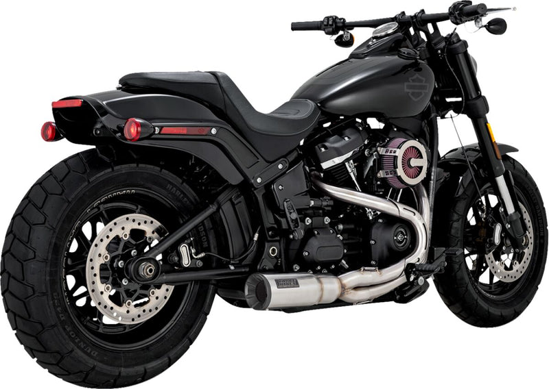 Vance & Hines Stainless 2 Into 1 Hi-Output Exhaust Kit With PCX Technology For Harley-Davidson 2018-2024 Softail Models