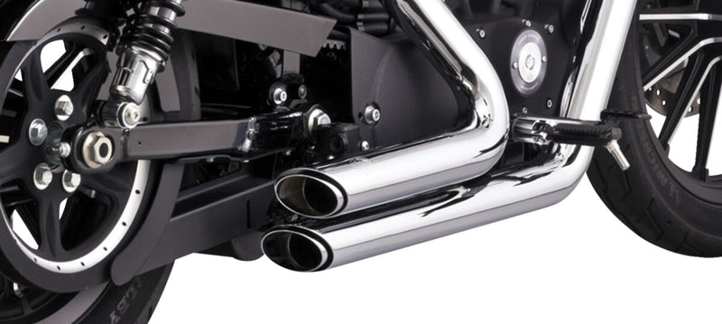 Vance & Hines Shortshots Staggered Exhaust Kit With PCX Technology In Chrome For 2014-2022 HD Sportster Models
