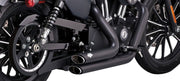 Vance & Hines Shortshots Staggered Exhaust Kit With PCX Technology In Black For 2014-2022 HD Sportster Models