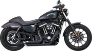 Vance & Hines Shortshots Staggered Exhaust Kit With PCX Technology In Black For 2014-2022 HD Sportster Models