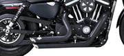 Vance & Hines Shortshots Staggered Exhaust Kit With PCX Technology In Black For 2014-2022 HD Sportster Models