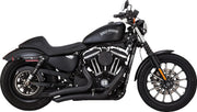 Vance & Hines Big Radius Exhaust Kit With PCX Technology In Black For Harley-Davidson 2004-2022 Sportster Models