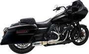 Vance & Hines Hi-Output 2 Into 1 Exhaust Kit With PCX Technology In Brushed Stainless Steel For Harley-Davidson 2017-2024 Touring Models