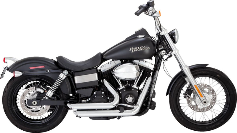 Vance & Hines Shortshots Staggered Exhaust Kit With PCX Technology In Chrome For Harley-Davidson 2012-2017 Dyna Models