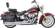 Vance & Hines Big Shots Long Exhaust Kit With PCX Technology In Chrome For Harley-Davidson 2012-2017 Softail Models