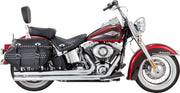 Vance & Hines Big Shots Long Exhaust Kit With PCX Technology In Chrome For Harley-Davidson 2012-2017 Softail Models