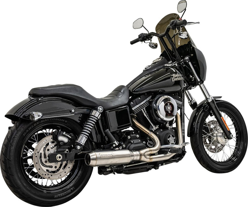 Bassani 2-into-1 Ripper Super Bike Exhaust System for 2006-2017 Harley-Davidson Dyna Motorcycles