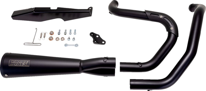 Vance & Hines 2 Into 1 Upsweep Exhaust Kit With PCX Technology In Black For Harley-Davidson 2004-2013 Sportster Models
