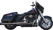 S&S Cycle 2-into-1 Sidewinder® Exhaust System for 2017-2025 Harley-Davidson Lava Chrome Race #550-1087