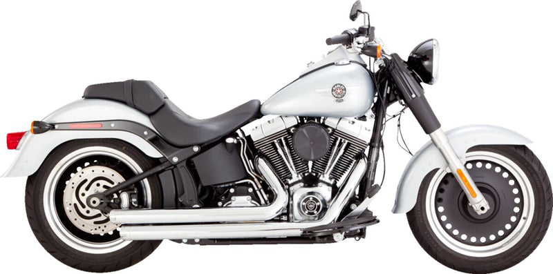 Vance & Hines Big Shots Staggered Exhaust System for 1986-2011 Harley-Davidson Chrome #17959