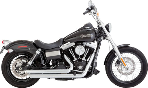 Vance & Hines Big Shots Staggered Exhaust System for 2006-2009 Harley-Davidson FXD Chrome #17958