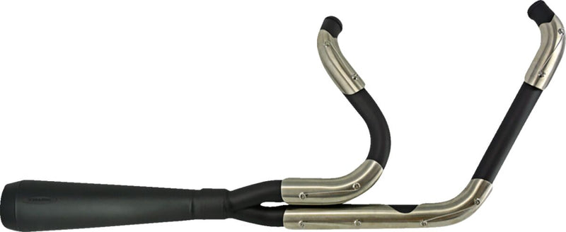 Trask Black Ceramic 2-into-1 Assault Exhaust System for 2021-2026 Harley-Davidson Softail