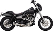 Vance & Hines 2-into-1 Upsweep Exhaust System for 1991-2017 Harley-Davidson FXD Brushed Stainless Steel #27635