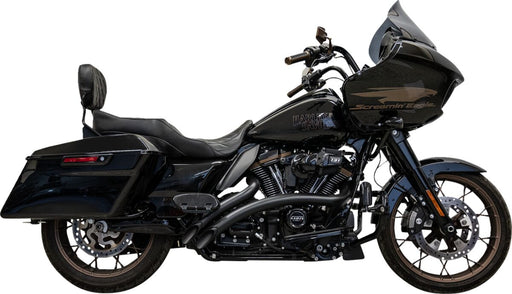 Bassani Xhaust Sweeper Radial Exhaust System for 2019-2025 Harley-Davidson Radial Sweepers Black