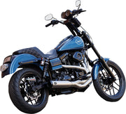 S&S Cycle 2-into-1 Qualifier Exhaust System for 2006-2007 Harley-Davidson FXD Brushed Silver Stainless Steel #550-1097