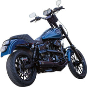 S&S Cycle 2-into-1 Qualifier Exhaust System for 2006-2007 Harley-Davidson FXD Guardian Black Stainless Steel