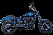 S&S Cycle 2-into-1 Qualifier Exhaust System for 2006-2007 Harley-Davidson FXD Guardian Black Stainless Steel #550-1098