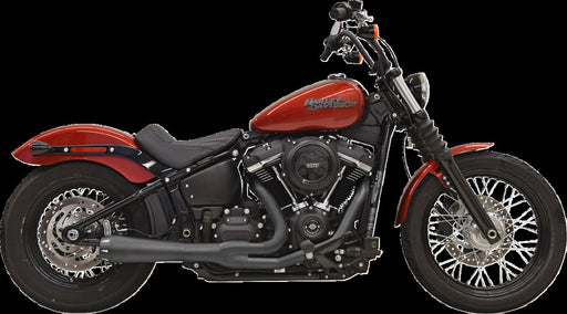 Bassani Xhaust 2-into-1 Road Rage III Exhaust System for 2018-2025 Harley-Davidson Black 49 State