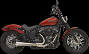 Bassani Xhaust 2-into-1 Road Rage III Exhaust System for 2018-2025 Harley-Davidson Stainless 49 State