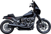 S&S Cycle 2-into-1 Qualifier Exhaust System for 2018-2023 Harley-Davidson Guardian Black Race Stainless Steel #550-1106