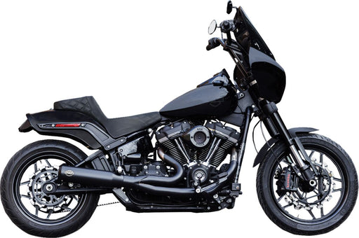S&S Cycle 2-into-1 Qualifier Exhaust System for 2018-2023 Harley-Davidson Guardian Black Race Stainless Steel