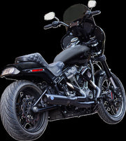 S&S Cycle 2-into-1 Qualifier Exhaust System for 2018-2023 Harley-Davidson Guardian Black Race Stainless Steel #550-1106