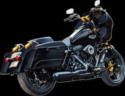 S&S Cycle 2-into-1 Qualifier Exhaust System for 2017-2025 Harley-Davidson Guardian Black Race Stainless Steel Each