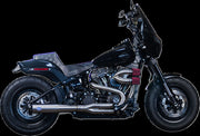S&S Cycle 2-into-1 Superstreet Exhaust System for 2018-2023 Harley-Davidson Super Street Brushed Race