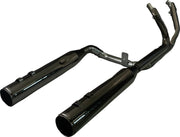 Khrome Werks 2-into-2 Dominator Exhaust System for 2017-2026 Harley-Davidson Eclipse® Black