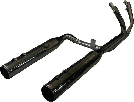 Khrome Werks 2-into-2 Dominator Exhaust System for 2017-2026 Harley-Davidson Eclipse® Black