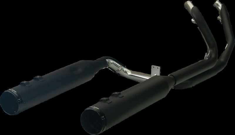 Khrome Werks 2-into-2 Dominator Exhaust System for 2009-2016 Harley-Davidson Black