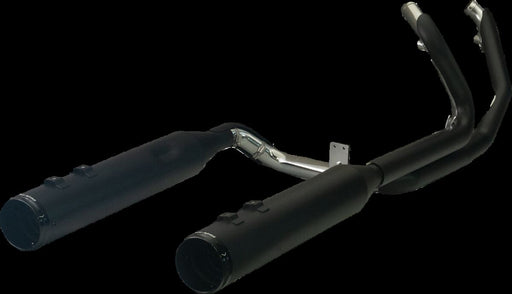 Khrome Werks 2-into-2 Dominator Exhaust System for 2009-2016 Harley-Davidson Black