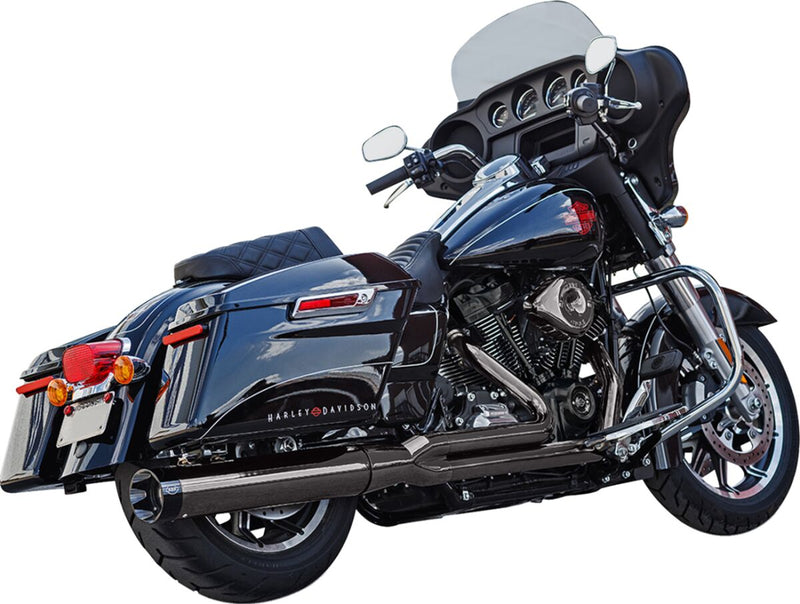S&S Cycle 2-into-1 Sidewinder® Exhaust System for 2017-2024 Harley-Davidson Lava Chrome 50 State Each