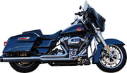 S&S Cycle 2-into-1 Sidewinder Exhaust System for 2017-2025 Harley-Davidson Chrome Silver 50 State #550-0758
