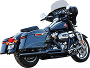 S&S Cycle 2-into-1 Sidewinder Exhaust System for 2017-2025 Harley-Davidson Guardian Black 50 State