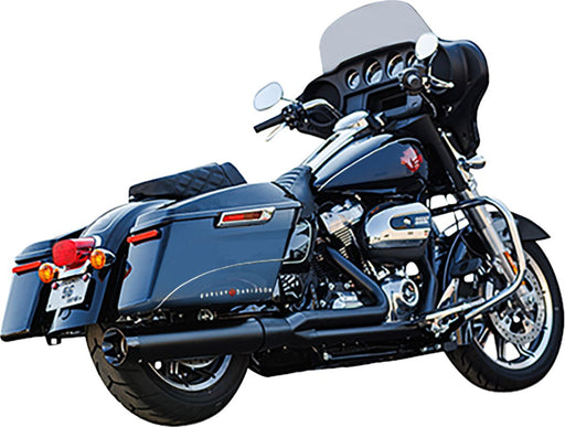 S&S Cycle 2-into-1 Sidewinder Exhaust System for 2017-2025 Harley-Davidson Guardian Black 50 State