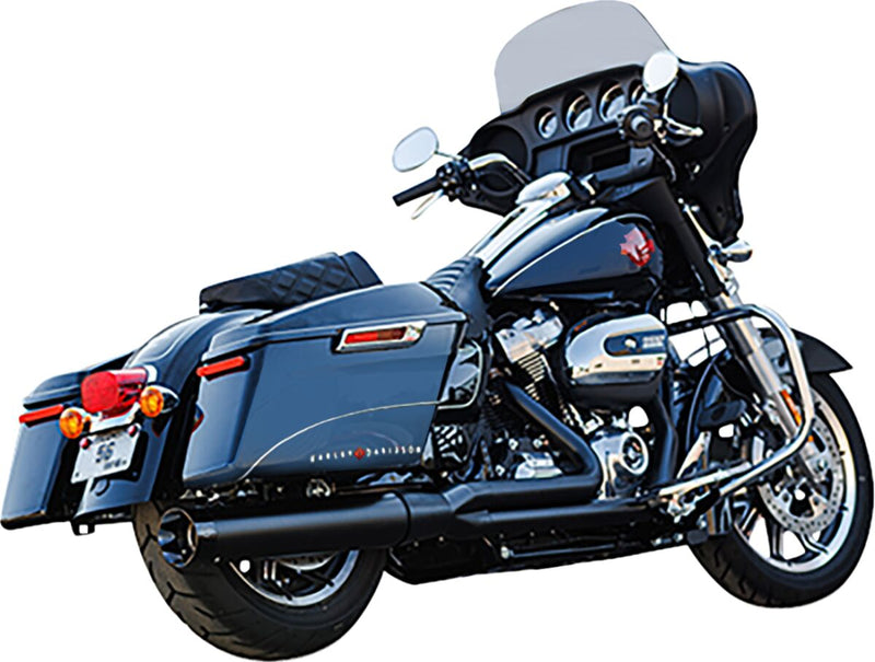 S&S Cycle 2-into-1 Sidewinder Exhaust System for 2017-2025 Harley-Davidson Guardian Black 50 State #550-0759