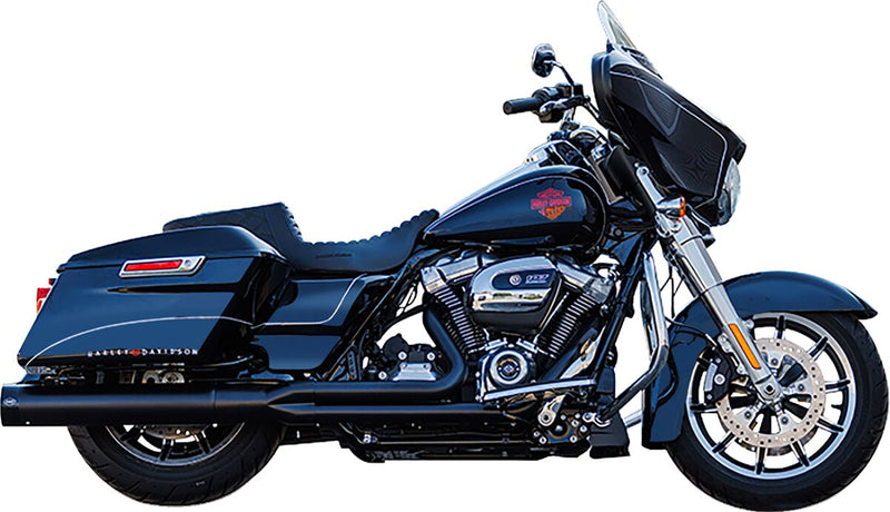 S&S Cycle 2-into-1 Sidewinder Exhaust System for 2017-2025 Harley-Davidson Guardian Black 50 State #550-0759