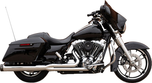 S&S Cycle 2-into-1 Sidewinder Exhaust System for 2007-2016 Harley-Davidson Chrome Show Chrome 50 State