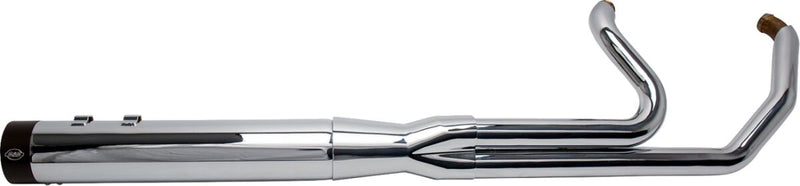 S&S Cycle 2-into-1 Sidewinder Exhaust System for 2007-2016 Harley-Davidson Chrome Show Chrome 50 State #550-0771