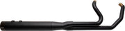 S&S Cycle 2-into-1 Sidewinder Exhaust System for 2007-2016 Harley-Davidson Black Guardian Black 50 State Each