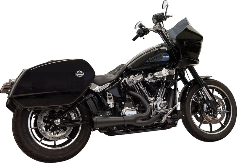 Bassani Xhaust 2-into-1 The Ripper Exhaust System for 2021-2025 Harley-Davidson Black Short 49 State