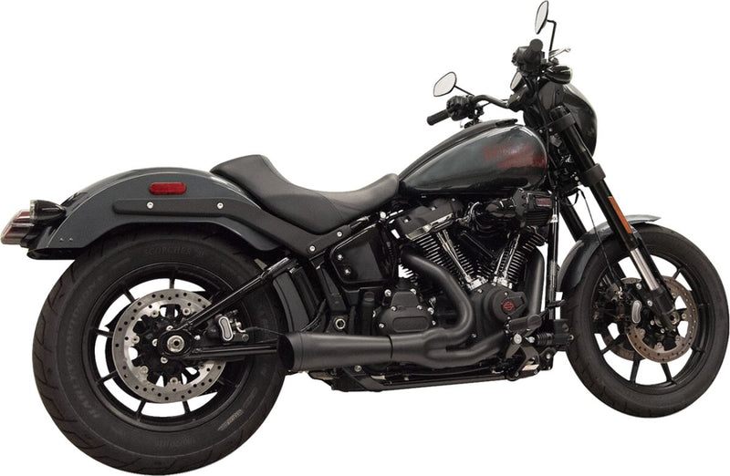 Bassani Xhaust 2-into-1 The Ripper Exhaust System for 2018-2025 Harley-Davidson Black Short 49 State